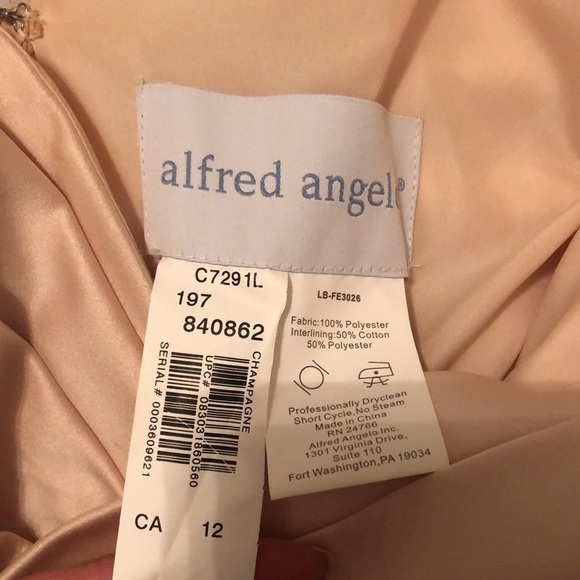 Floor Length Alfred Angelo Bridesmaid Dress - worn once size 12 - Picture 4 of 4